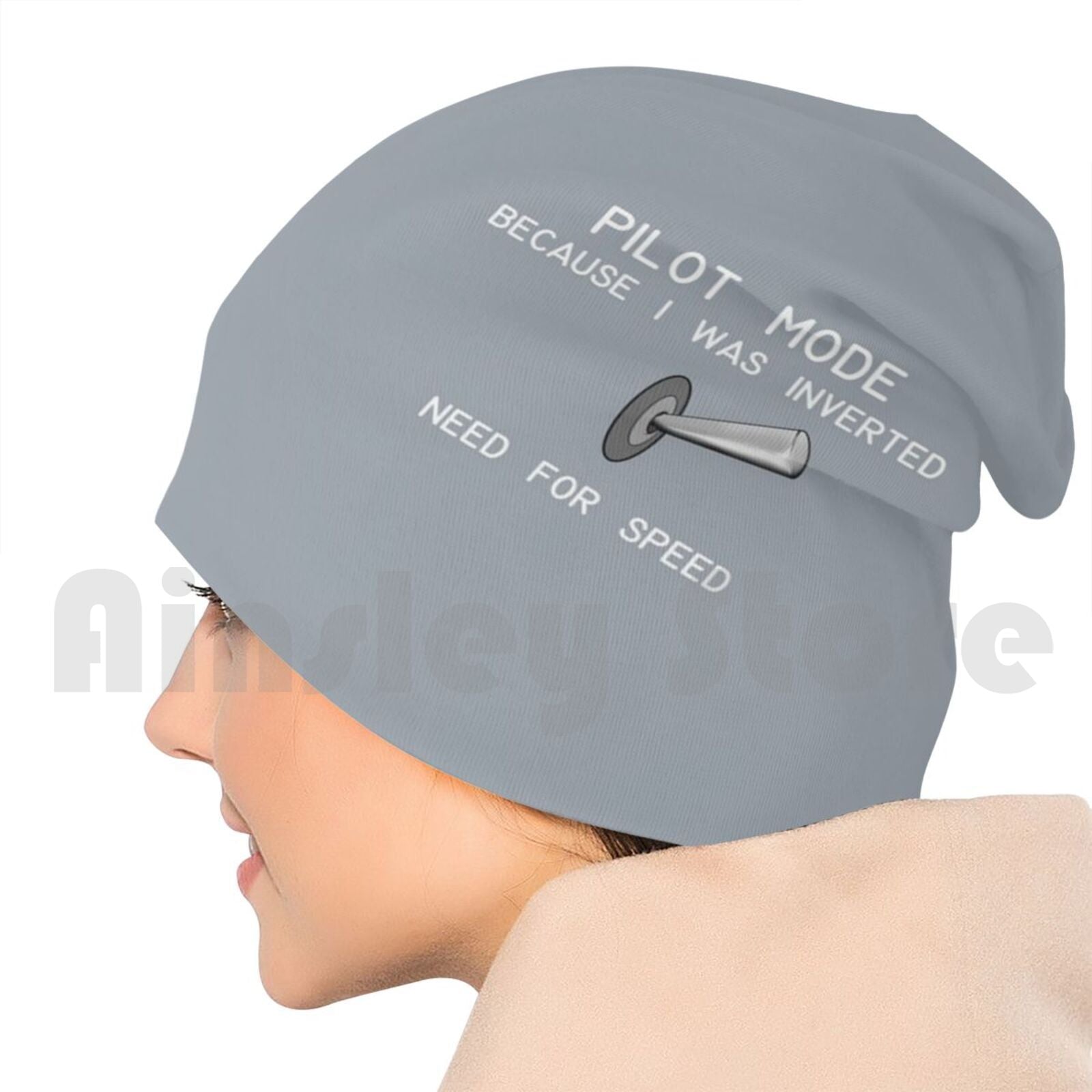 Cockpit Seatbelt Sign Switch-Pilot Mode , Need For Speed , Because I Was Inverted Beanies Knit Hat Hip Hop Avgeek
