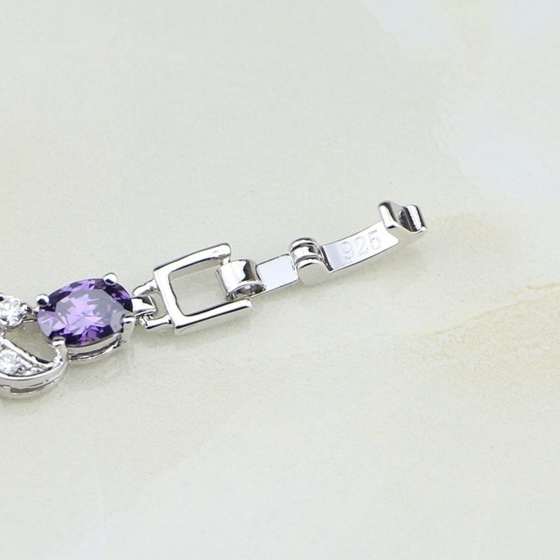 Exquisite Mysterious Lucky Color Crystal Bracelet Charm Bride Engagement Wedding Jewelry Gift Mother\&#39;s Day Gift