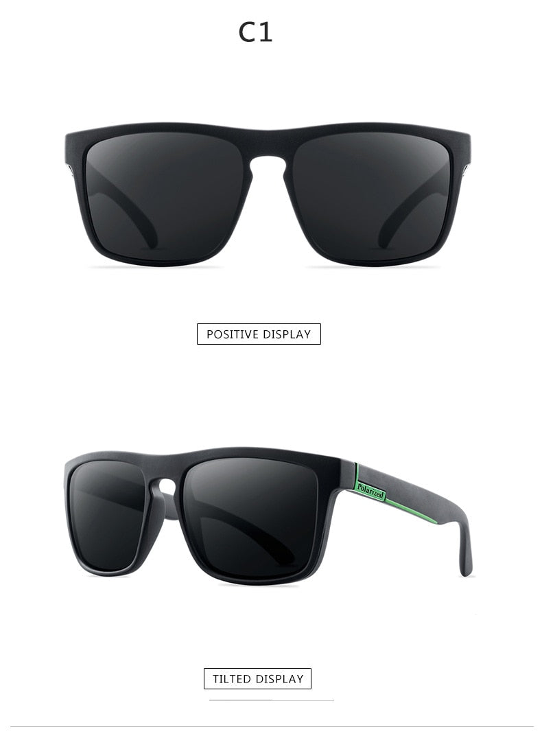 DJXFZLO 2023 موضة جديدة الرجل نظارات شمسية نظارات شمسية مستقطبة الرجال التصميم الكلاسيكي مرآة مربع السيدات نظارات شمسية النساء