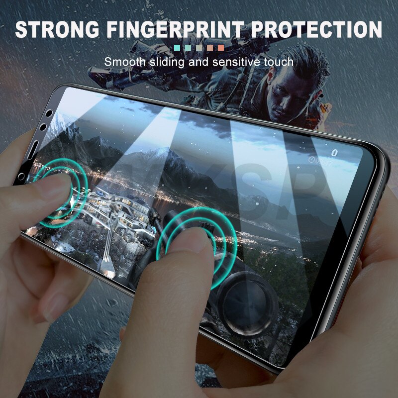 3Pcs Protective Glass For Samsung Galaxy A8 A6 J4 J6 Plus 2018 Glass Film A5 A7 A9 J2 J8 2018 Tempered Screen Protector Glass