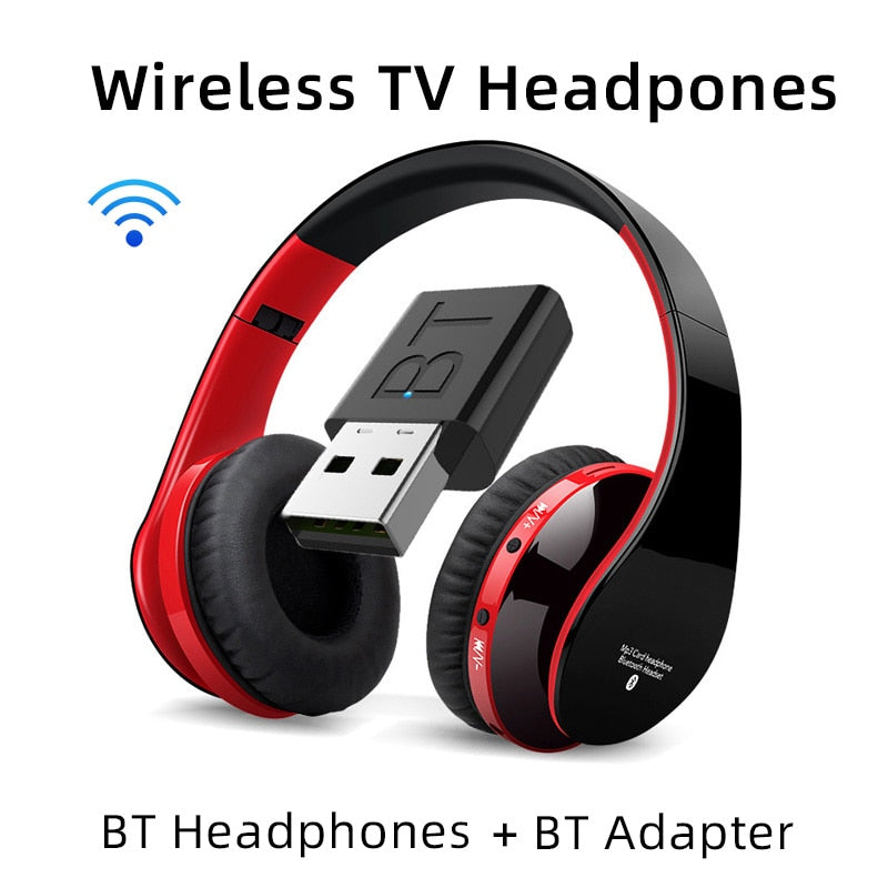 Mpow Bluetooth Headphone Bluetooth 5.0 TV Headset HiFi 9D Stereo Wireless TV Headphone with Transmitter for TV Computer Phone
