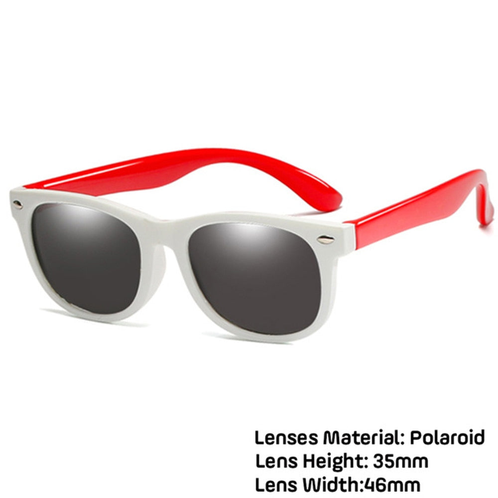 LongKeeper الاطفال الاستقطاب النظارات الشمسية TR90 بنين بنات نظارات شمسية سيليكون نظارات السلامة هدية للأطفال طفل UV400 نظارات