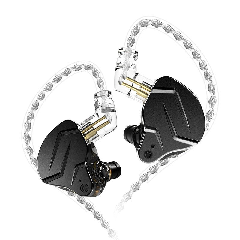 KZ ZSN Pro X Metal Earphones 1BA+1DD Hybrid Technology HIFI Bass Earbuds In Ear Monitor Headphone Sport Noise Cancelling Headset