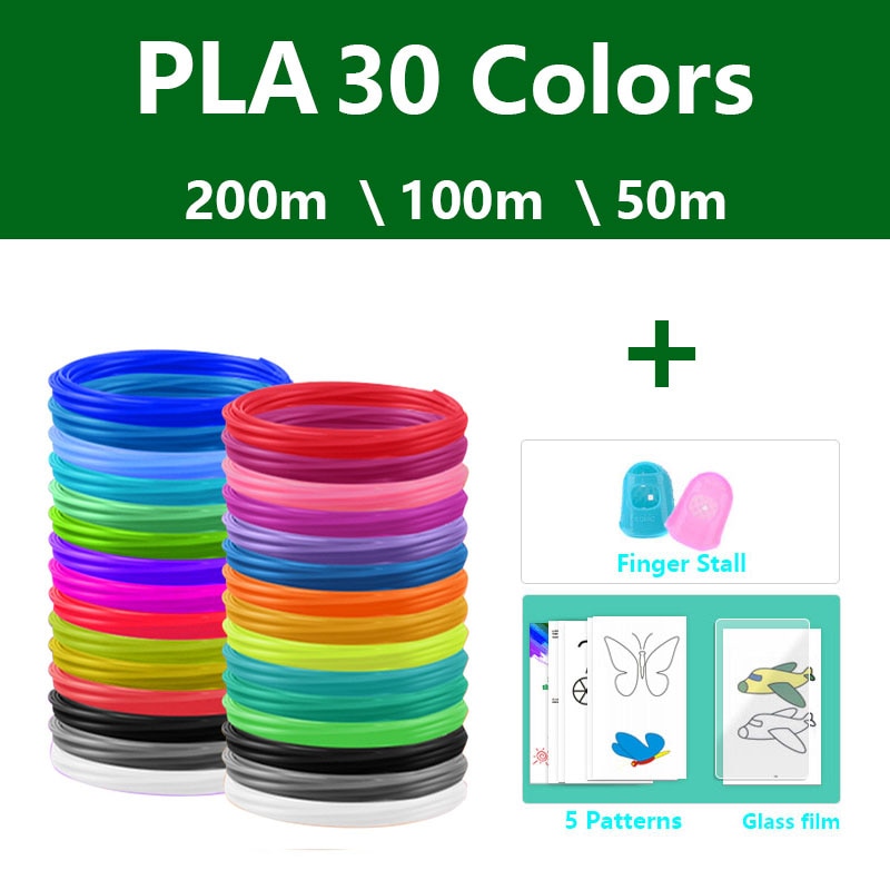 3D Pen Filament  1.75mm PLA , Printing Filament, Printing Thread, With Patterns And Copy Board ,KIDS GIFT