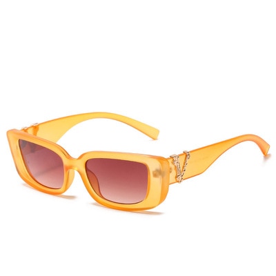 2022 Vintage Small Cat eye Sunglasses For Women&#39;s Men&#39;s Retro Brand Designer Women Sun Glasses Square Eyewear Oculos De Sol