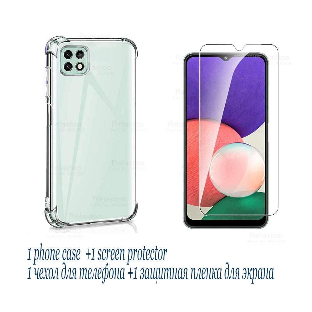 case protective glass for samsung A22 4G 5G Glass lens screen Protector for samsung galaxy A22 s a 22s  film phone bumper cover