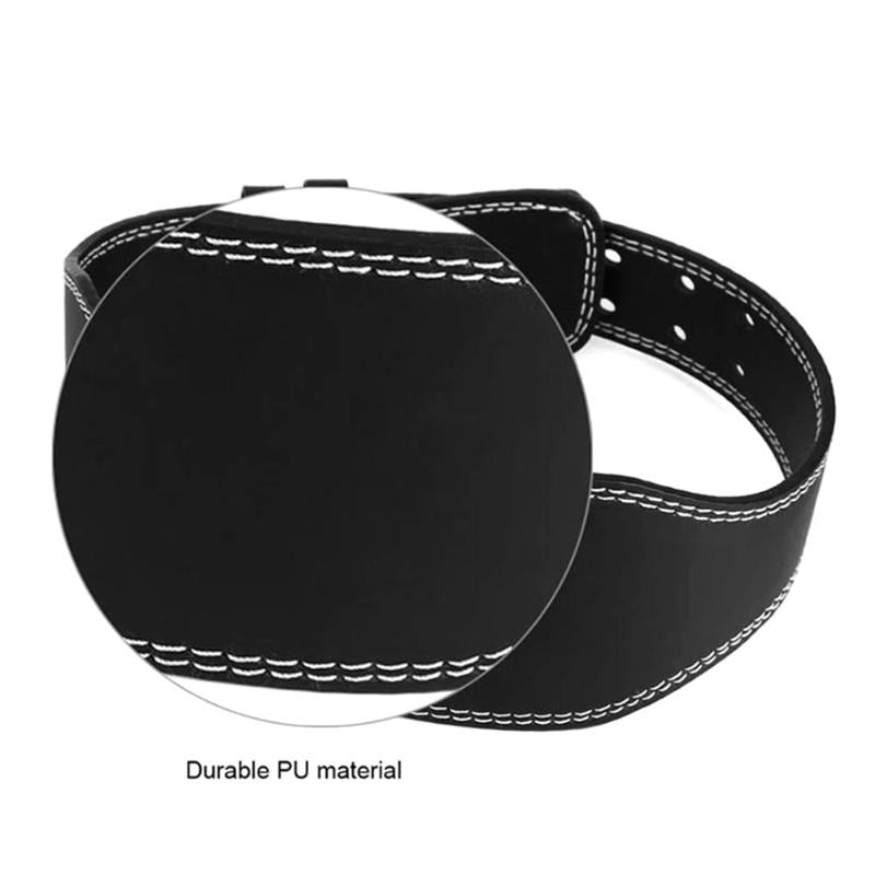 Leather Weightlifting Belt Gym Fitness  Dumbbell Barbell Powerlifting Back Support Power Training Weight Lifting Belt