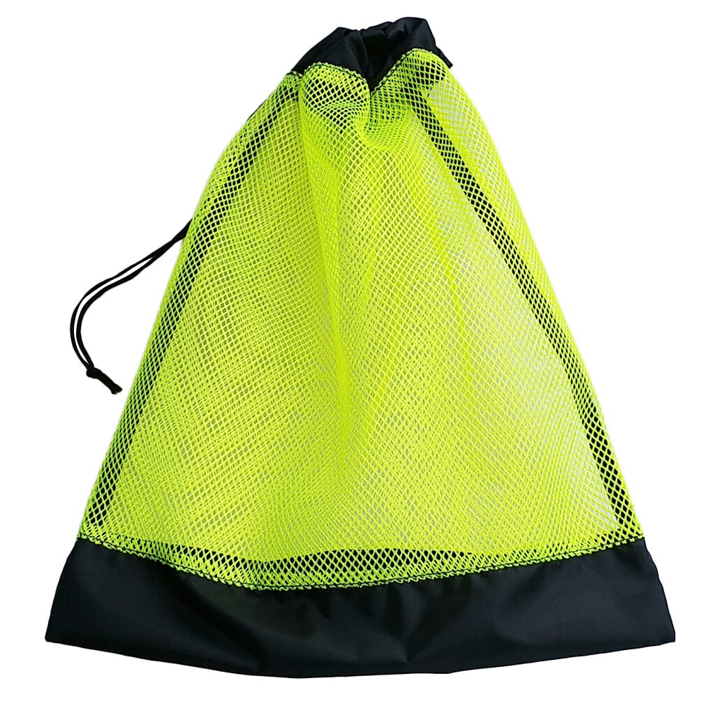 Heavy Duty Compact Mesh Drawstring Storage Bag for Scuba Diving Snorkeling Swimming Mask Fins Goggles Gear Equipment