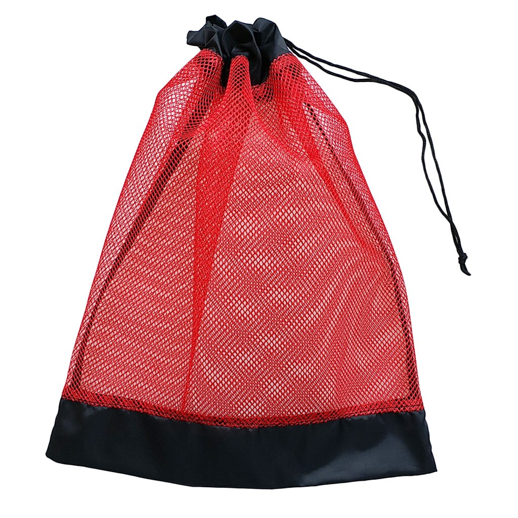 Heavy Duty Compact Mesh Drawstring Storage Bag for Scuba Diving Snorkeling Swimming Mask Fins Goggles Gear Equipment