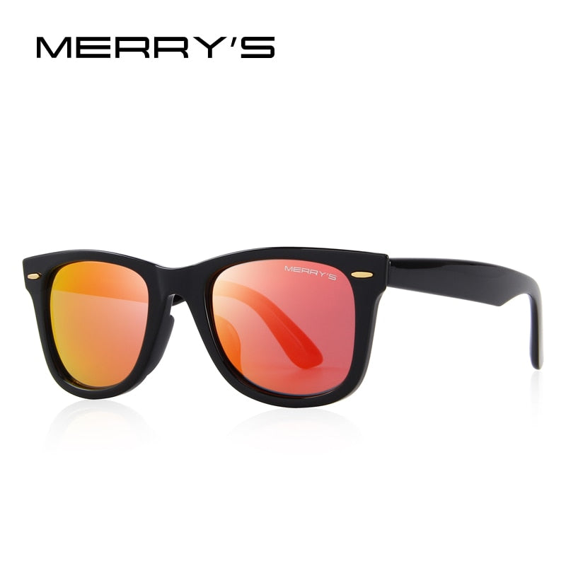 MERRYS DESIGN Men/Women Classic Retro Rivet Polarized Sunglasses 100% UV Protection S8140