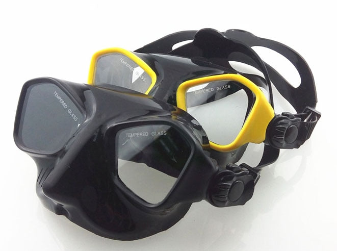 Extreme low volume spearfishing mask black silicon freediving mask top spearfishing and dive gears tempered scuba mask diving