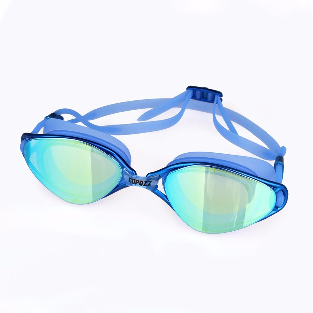 العلامة التجارية الجديدة نظارات السباحة المهنية مكافحة الضباب UV قابل للتعديل تصفيح الرجال النساء مقاوم للماء سيليكون نظارات السباحة نظارات الكبار