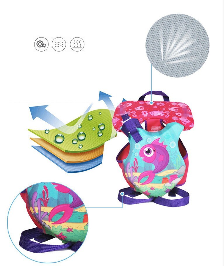 Inflatable Floatation Life Jacket Buoy Baby Swimming Vest Infant Swim Circle Toddler Newborn Float Trainer Ring baby toys