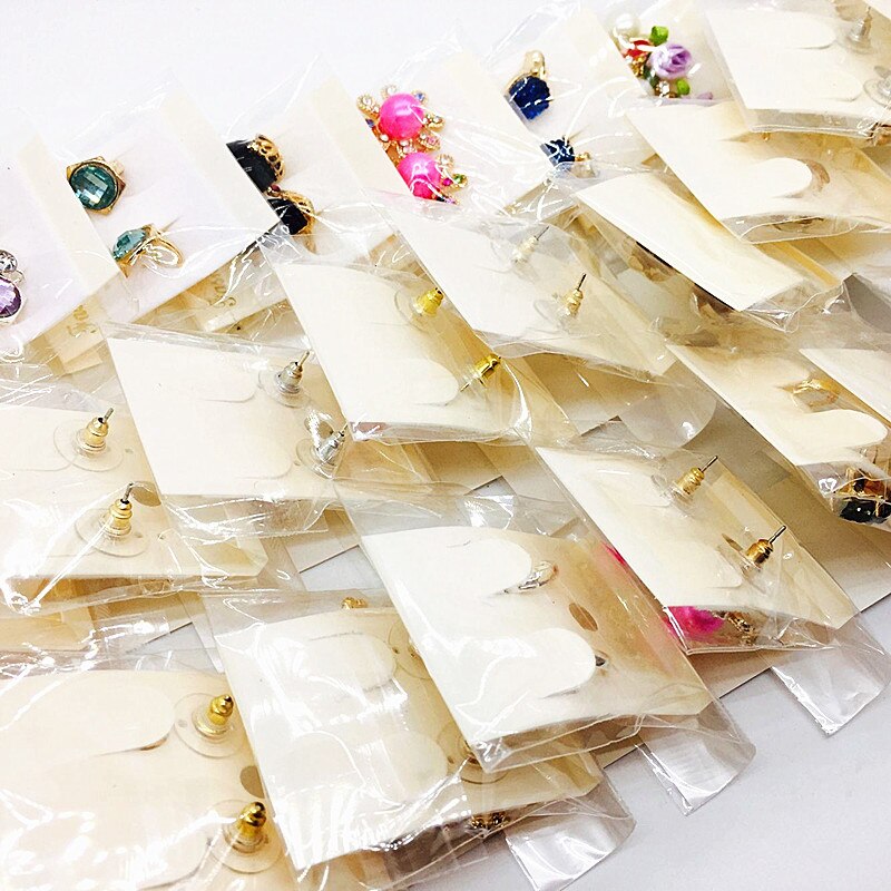 Wholesale 60 Pairs Assorted Women&#39;s Fashion Jewelry Beautiful Rhinestone Earring Stud Earrings Mix Styles