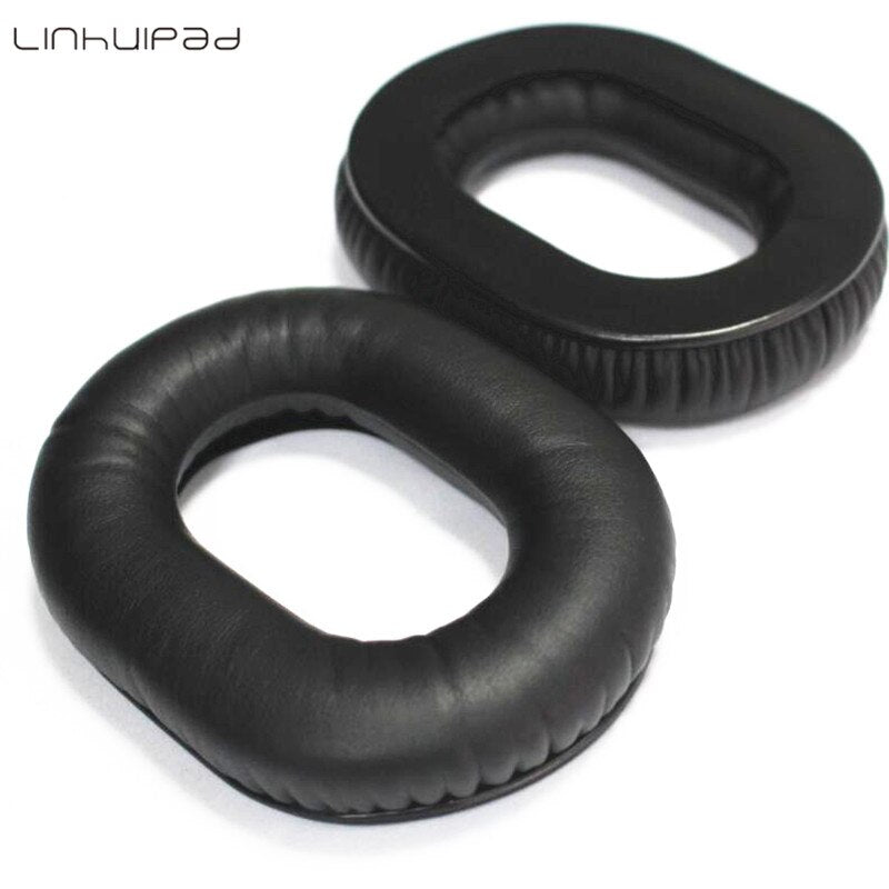 Linhuipad protein ear pad soft headphone ear cushion for david clark headsets H10 KOSS QZ99 Pilot Aviation Aviator headphones