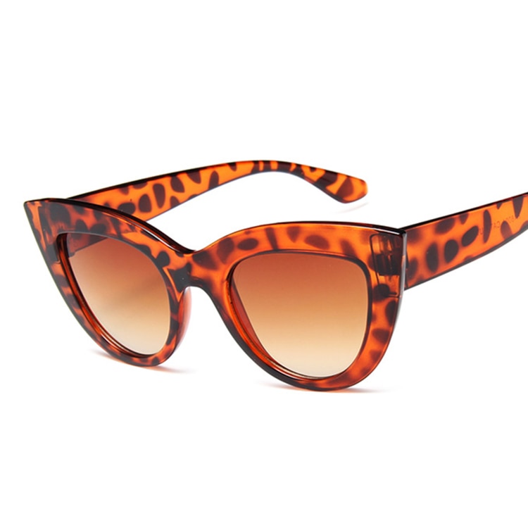 عين القطة نظارات الموضة امرأة خمر العلامة التجارية الفاخرة مصمم نظارات سوداء نظارات شمسية للإناث UV400 نظارات ظلال