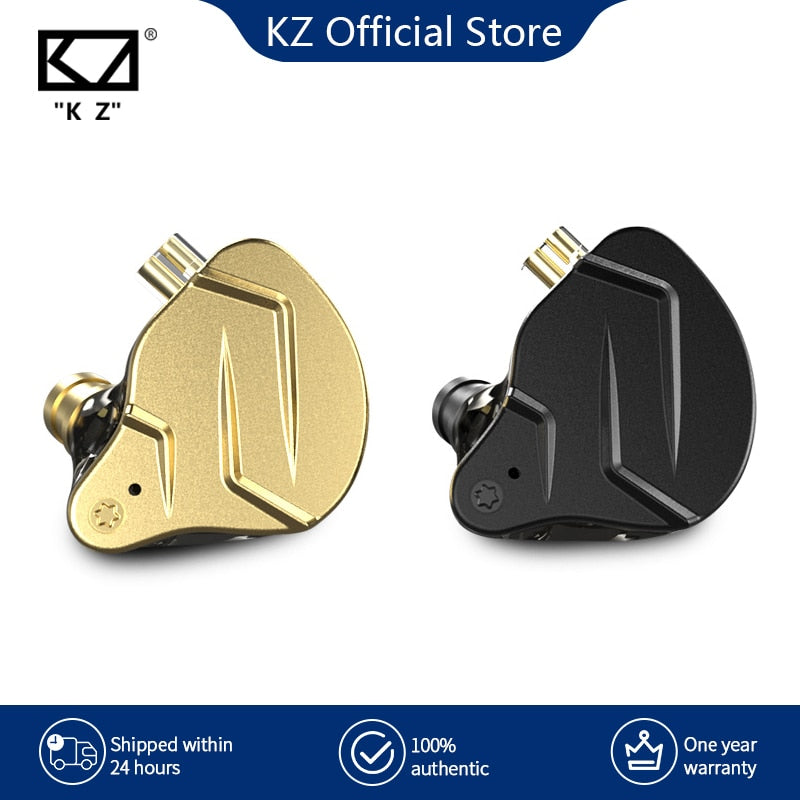 سماعات أذن KZ ZSN Pro X معدنية 1BA + 1DD تقنية هجينة HIFI Bass سماعات أذن داخل الأذن سماعة رأس رياضية مزودة بخاصية إلغاء الضوضاء