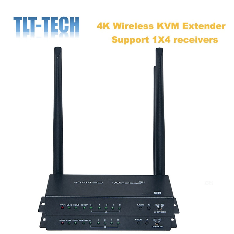 4K Wireless Transmission System Wireless HDMI KVM Extender Transmitter Receiver Video WIFI 100m Wireless HDMI TV Sender Kit