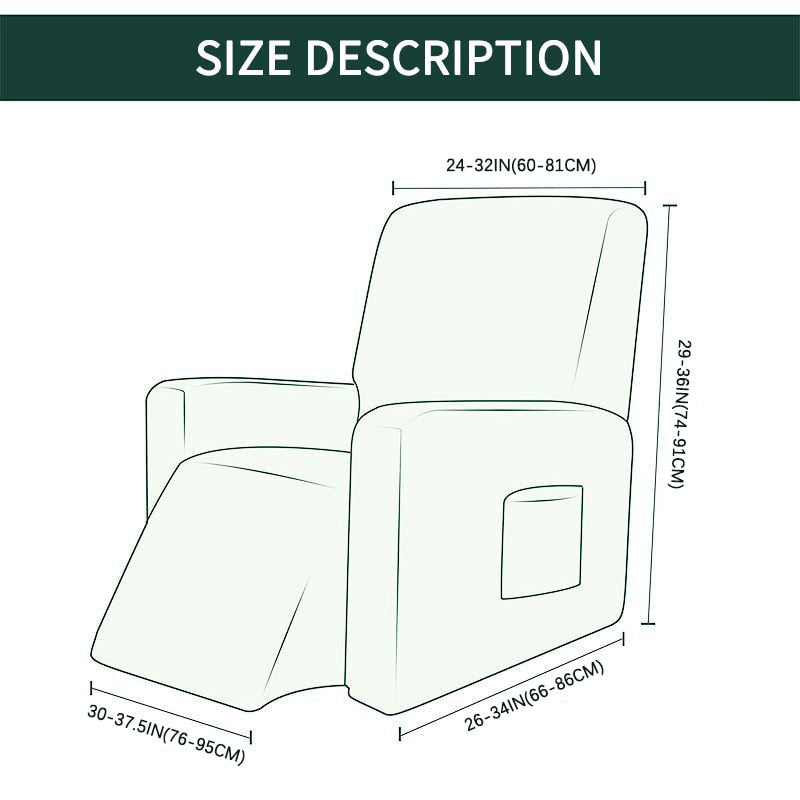 Recline Sofa Couch Cover For Living Room Recliner Chair Cover All-inclusive Massage