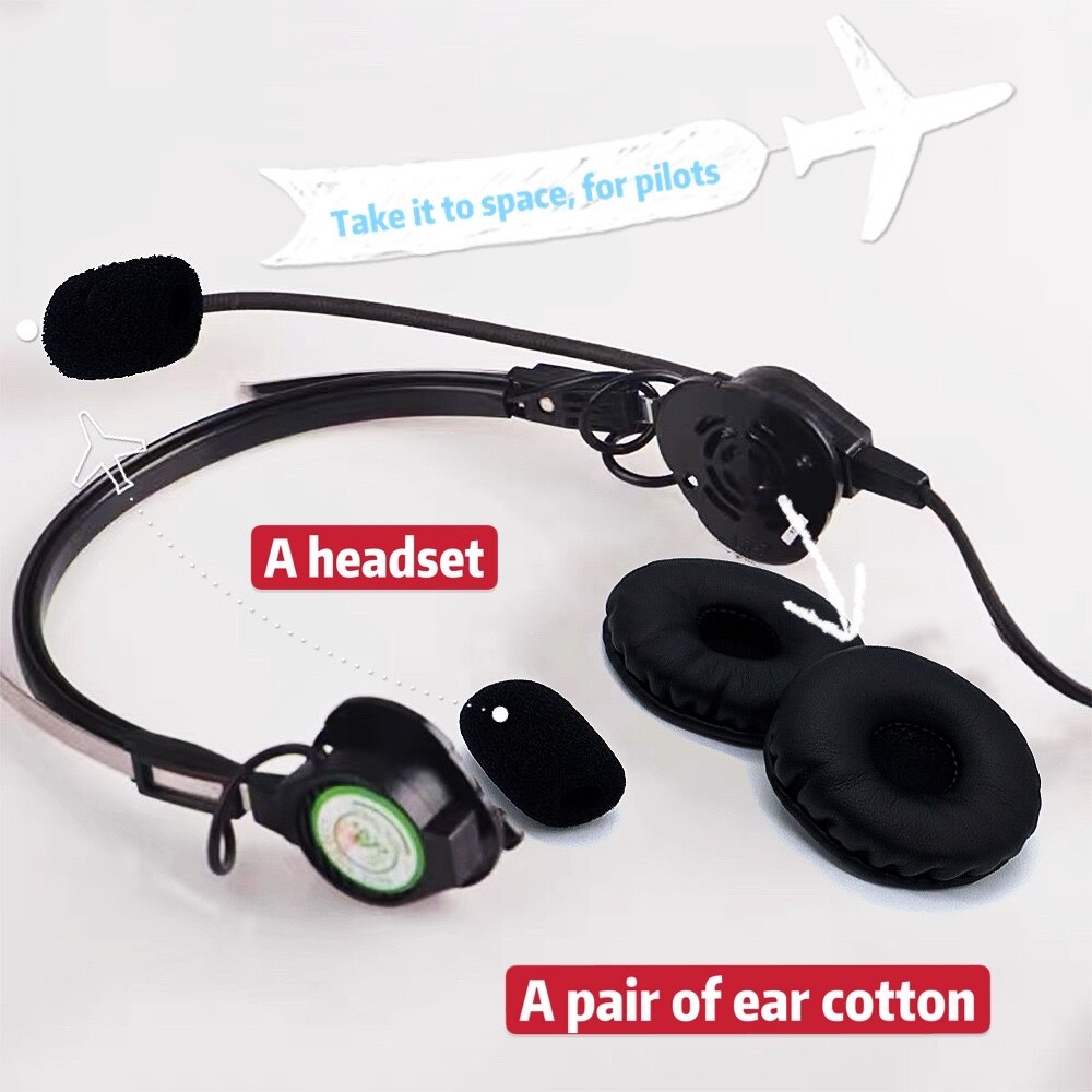 وسادات الأذن لسلسلة TELEX AIRMAN 750 760 850 حقيبة سماعة الرأس غطاء للأذنين أكواب كم وسادة سماعات إصلاح أجزاء الطيار الطيران