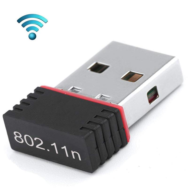 150Mbps USB واي فاي محول لاسلكي شبكة صغيرة دونغل لنظام التشغيل Windows ماك لينكس 802.11n الكمبيوتر بطاقة الشبكة استقبال دروبشيب