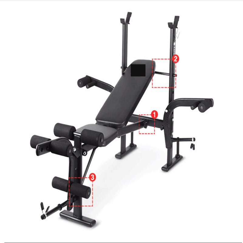 داخلي متعدد الوظائف المنزلية لوح الاستلقاء الوزن مقعد الحديد رف جهاز تمرين عضلة الصدر قوة التدريب جهاز أجهزة لياقة بدنية