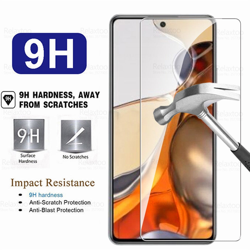 4pcs Protective Glass For Xiaomi 11T Pro Screen Protector Xiomi Xaomi Mi 11 T Mi11T 11TPro 5G T11 Tempered Glas Armor Phone Film