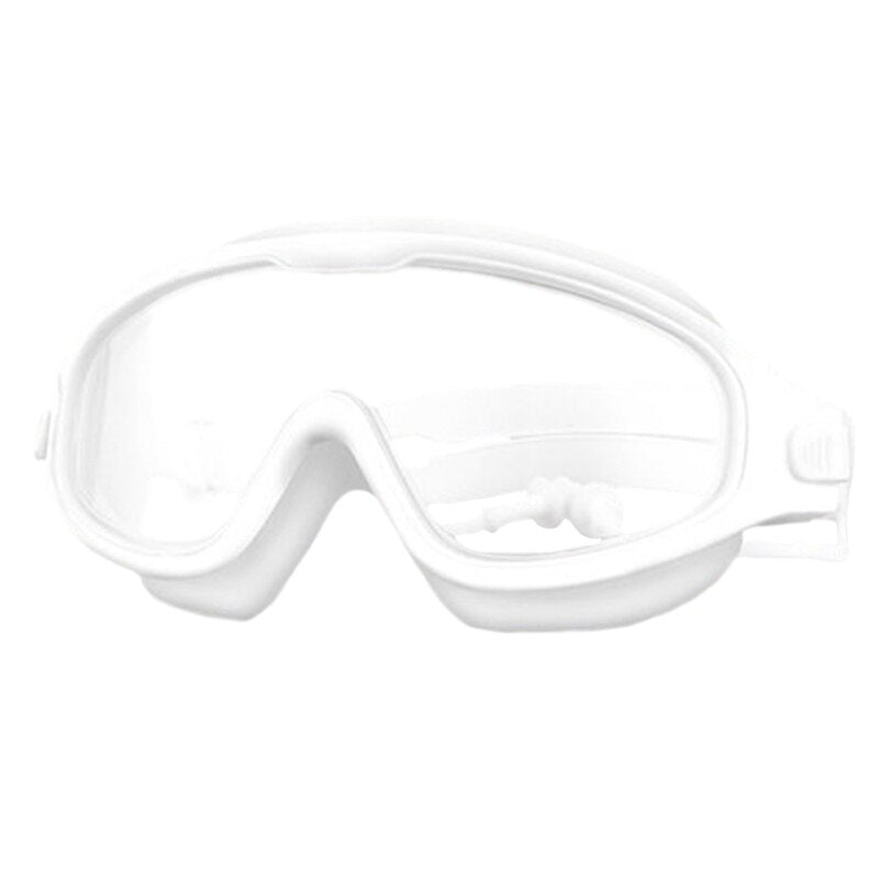 نظارات سباحة MAXJULI للأطفال مضادة للضباب وحماية من الأشعة فوق البنفسجية، نظارات سباحة واضحة وواسعة الرؤية مع سدادة أذن للأطفال من سن 4 إلى 15 سنة SY5031