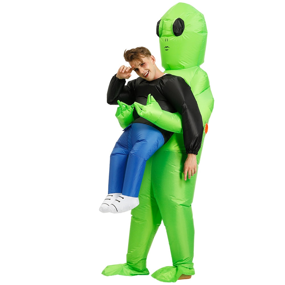 Mascot Alien Party Cosplay Costumes Scary Halloween Inflatable Monster Costume for Adult Kids Anime Role Play Disfraz