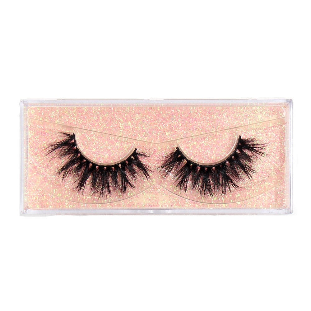 LEHUAMAO 50 Pairs/lot Makeup Eyelashes  3D Mink Eyelashes Fluffy Natural Long Lashes Cruelty Free False Eyelash Dramatic Eye