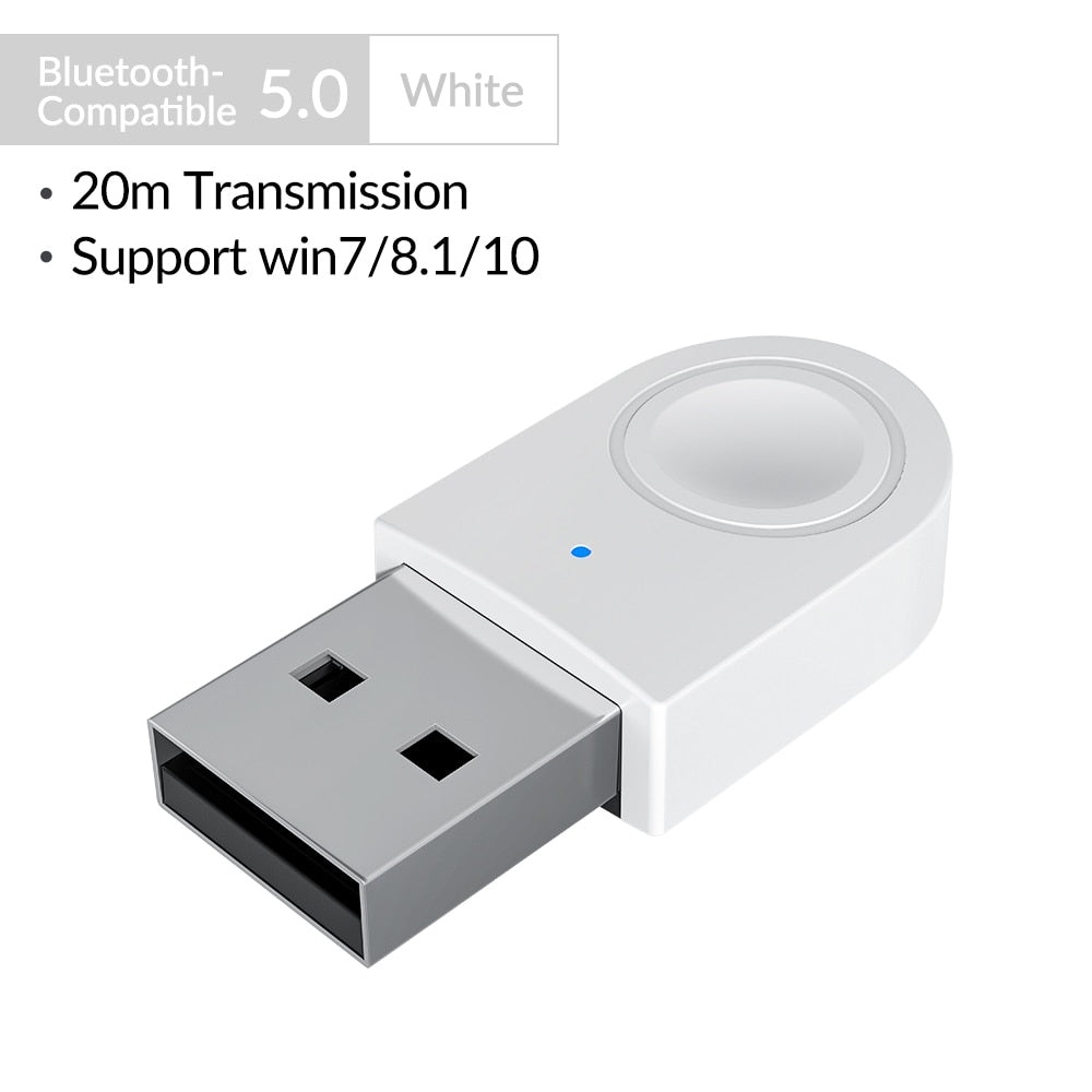 ORICO USB Bluetooth 5.0 Dongle Adapter Mini Wireless Mouse Music Audio Receiver Transmitter for PC Speaker Mouse Laptop