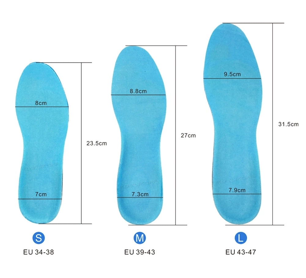 Silicone Non-Slip Gel Soft Sport Shoe Insoles Massaging Insole Orthopedic Foot Care For Feet Shoes Sole Shock Absorption Pads