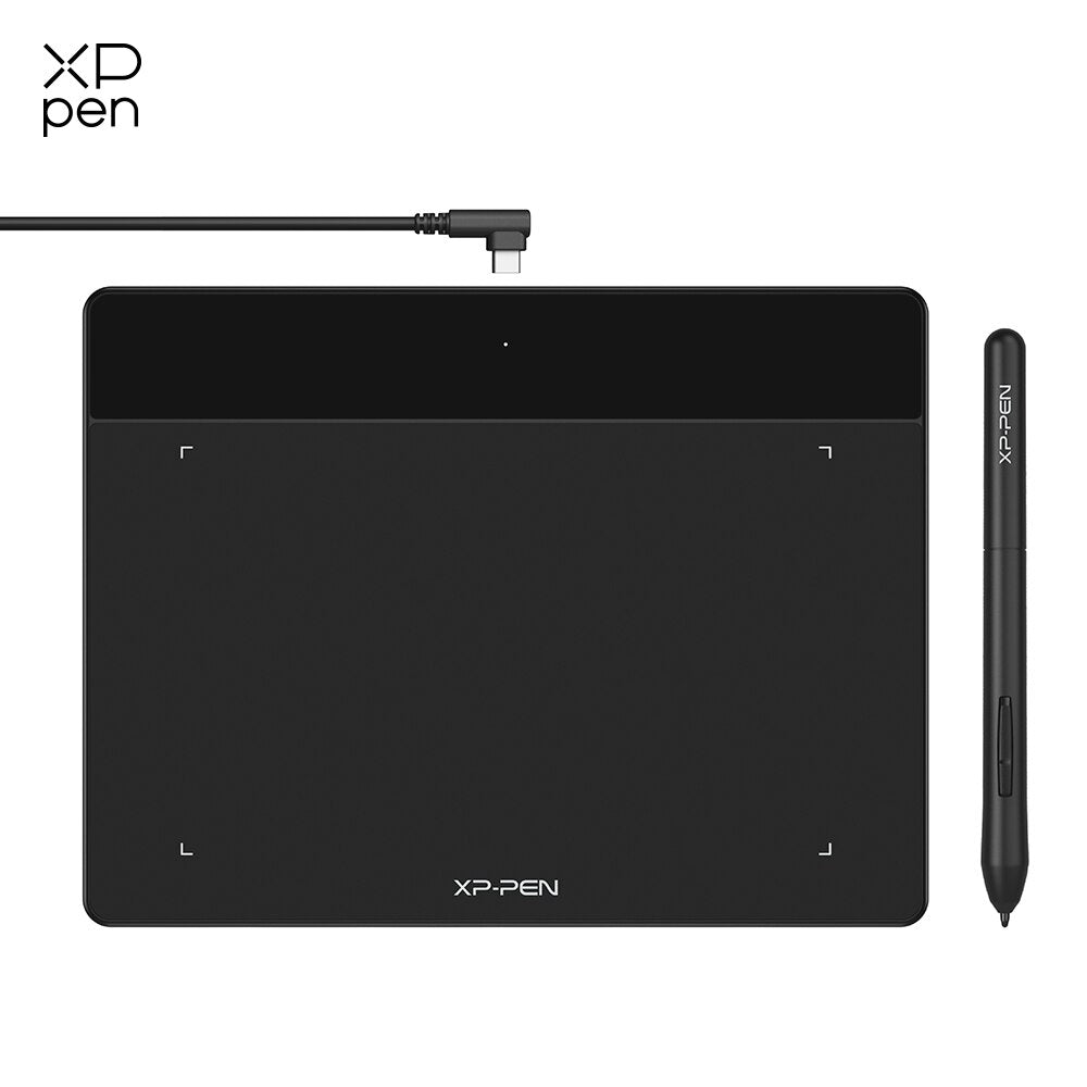 تابلت رسم الرسومات XPPen DecoFun S Pen مقاس 6x4 بوصة مع بطارية ضغط 8192 مستوى مجانية لنظام Android Mac Linux Windows