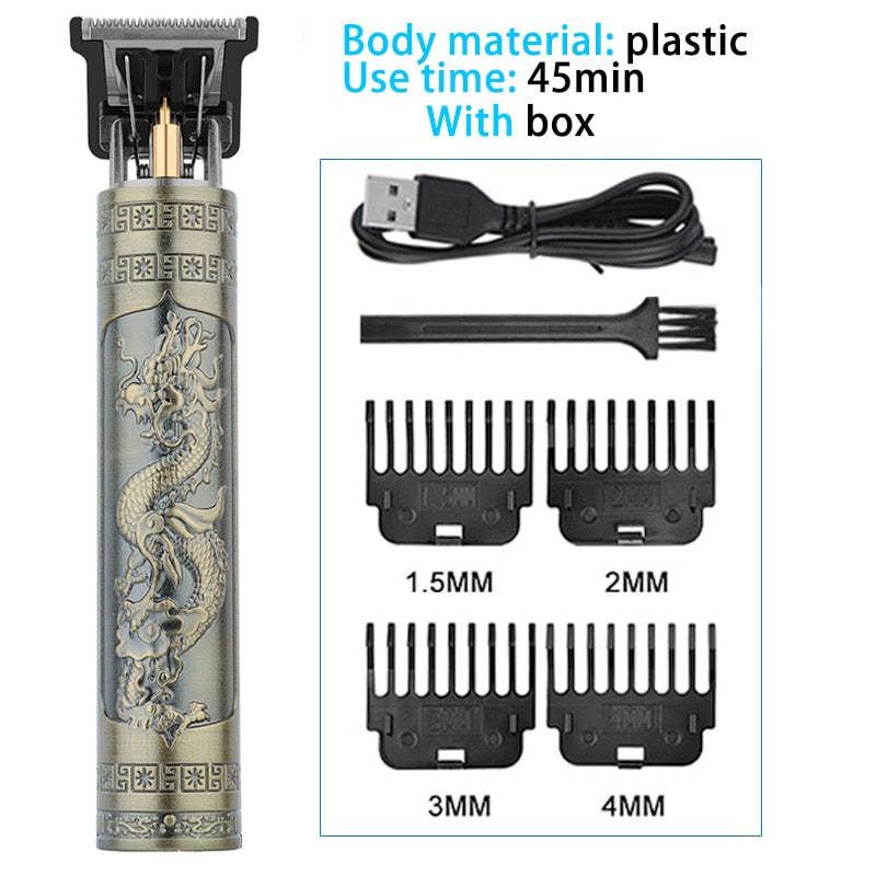 2022 New T9 Electric Hair Clipper Hair Trimmer For Men USB Rechargeable Electric Shaver Beard Barber Adults Hair Cutting Machine