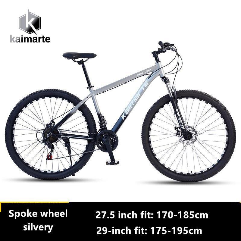 Mountain Bike 27.5/29 Inch Aluminum Alloy Variable Speed Outdoor Mountain Off-Road Bicycle Male Female Commuter Mountain Bike