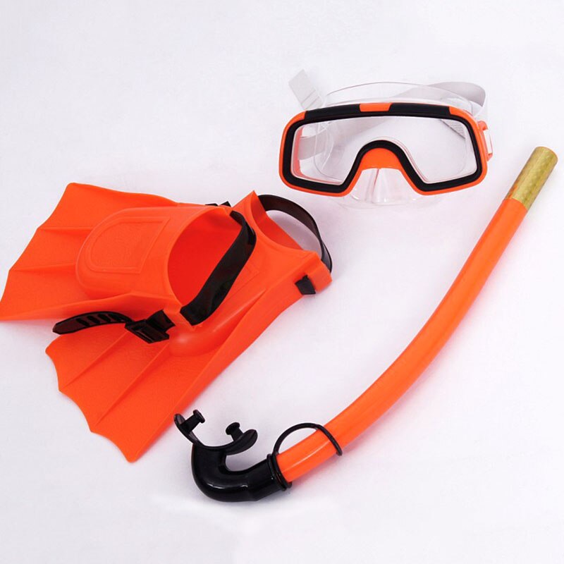 Children Diving Mask Set Anti-Fog Swimming Goggle Masks Snorkel Fins Kit for Kids Boys Girls Snorkeling Gear Anti Fog Underwater