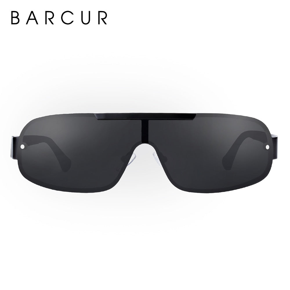 BARCUR Aluminum Magnesium Men&#39;s Sunglasses Pilot Driving Narrow Polarized Lens Man Sun Glass Women Gafas De Sol Shades