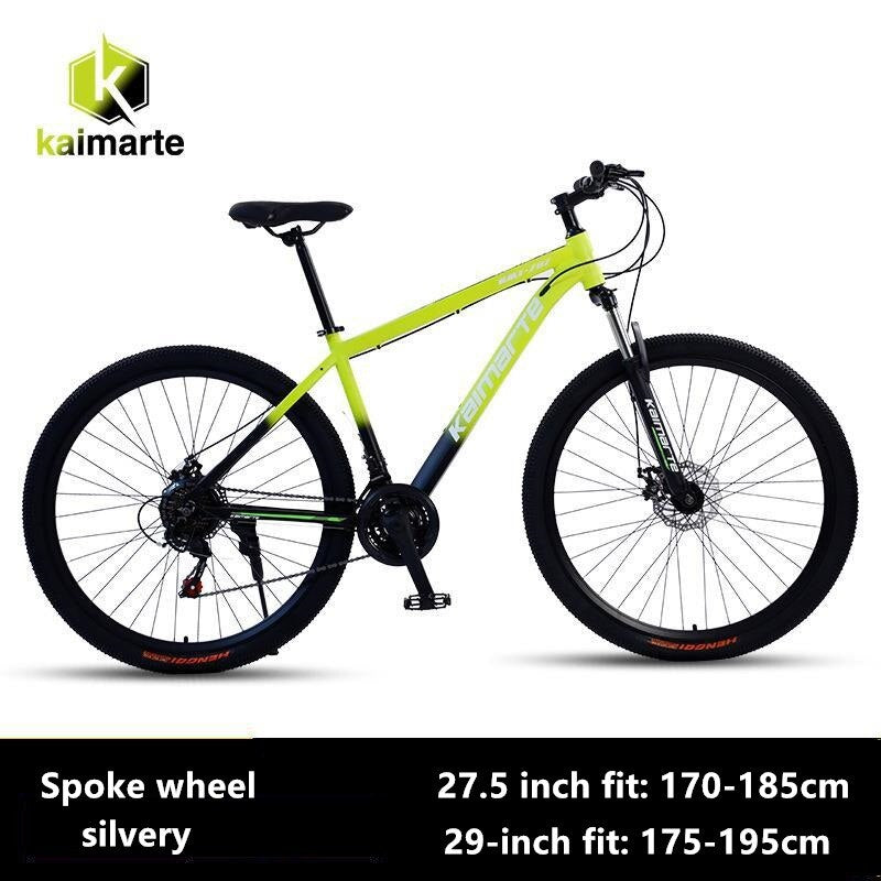 Mountain Bike 27.5/29 Inch Aluminum Alloy Variable Speed Outdoor Mountain Off-Road Bicycle Male Female Commuter Mountain Bike