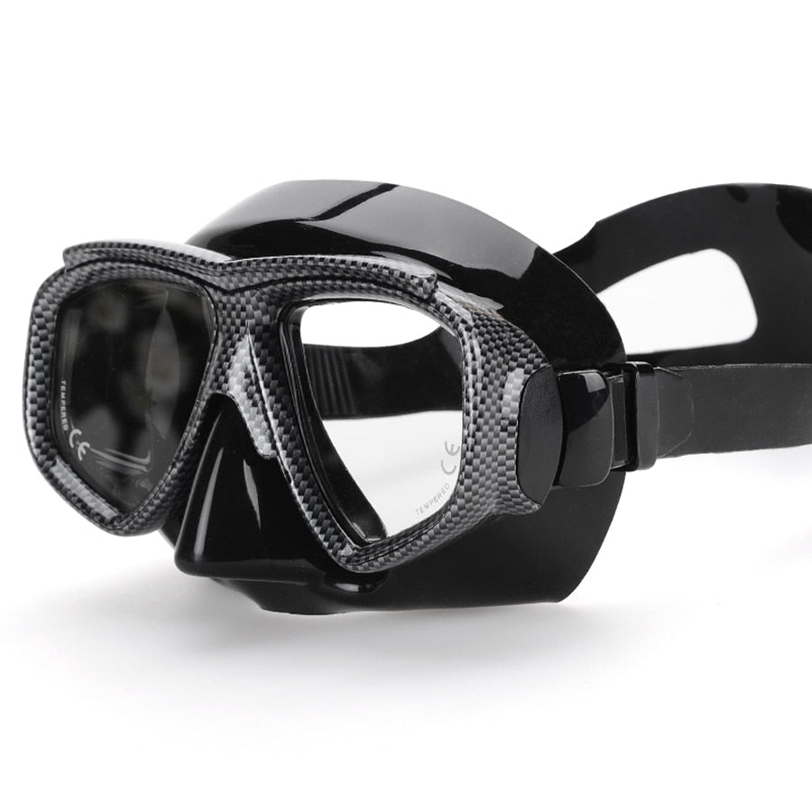 Myopia scuba diving Mask Snakeskin anti fog for spearfishing gear swimming masks googles nearsighted lenses short-sighted