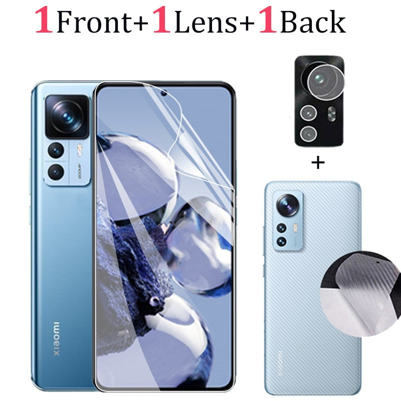 Soft hydrogel Film For phone xiaomi mi 12 T Pro Soft Glass xiaomi 12T 12X 12S Ultra Screen Protector xiaomi 12 Pro