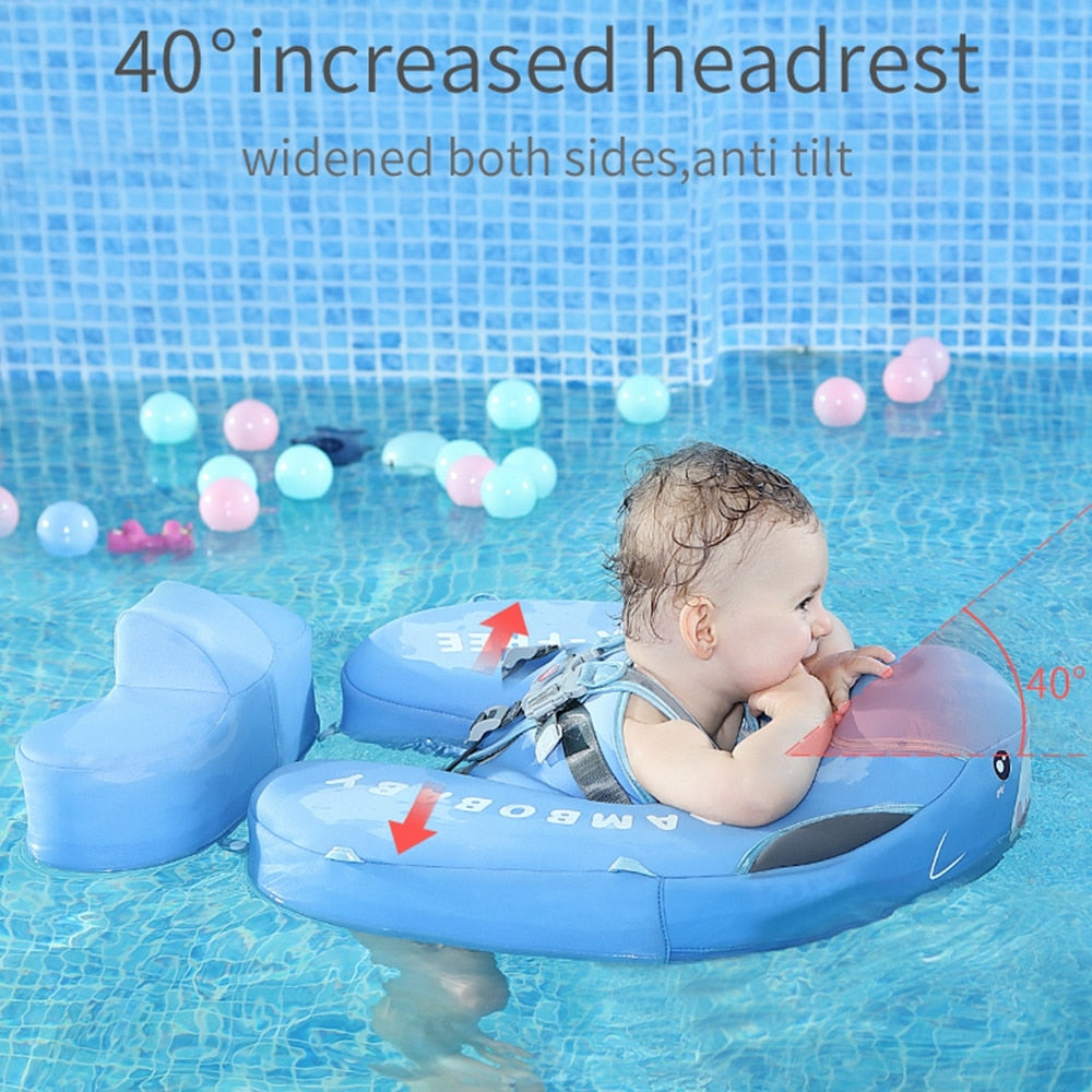 Mambobaby Baby Float Lying Swimming Ring Non-inflatable Buoy Waist Swim Rings Paddling Pool Floats Accessories Toys Swim Trainer