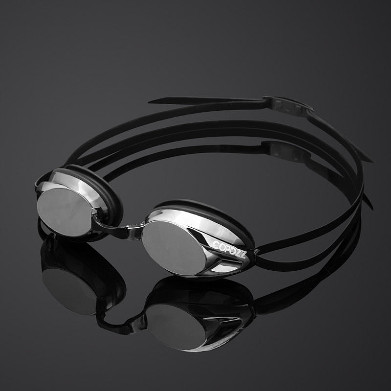 المهنية الرجال النساء نظارات السباحة تصفيح مكافحة الضباب نظارات السباحة للماء الأشعة فوق البنفسجية حماية نظارات السباحة للمنافسة