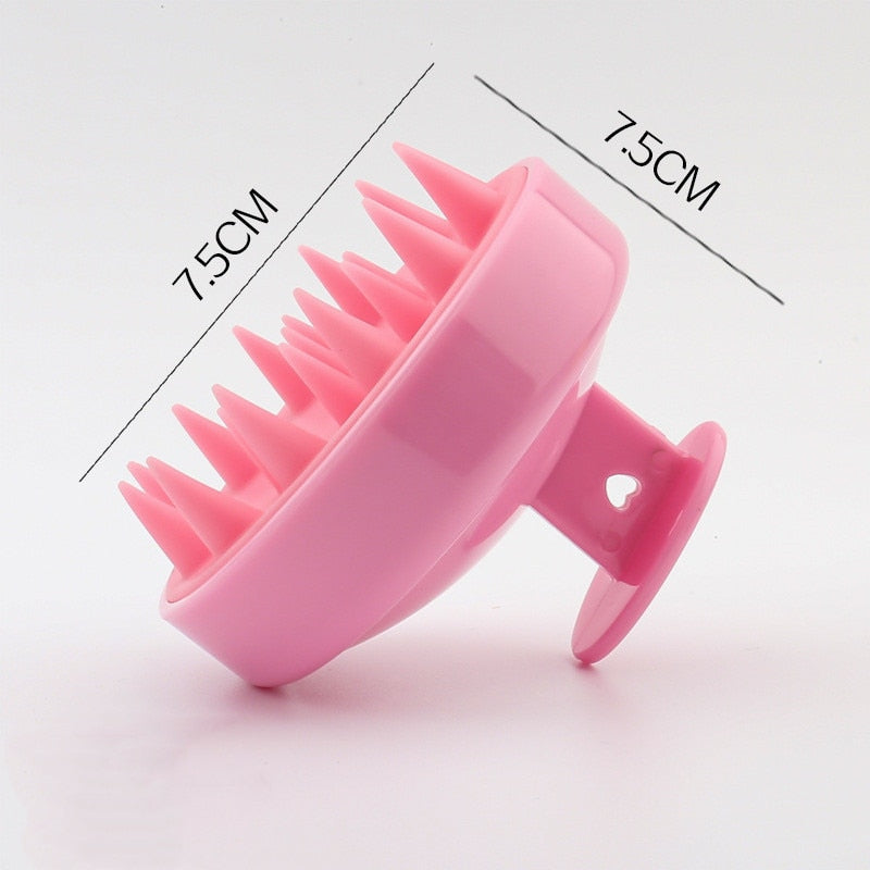 Wet and Dry Scalp Massage Brush Head Cleaning Adult Soft Household Bath Silicone Shampoo Brush Massage Comb