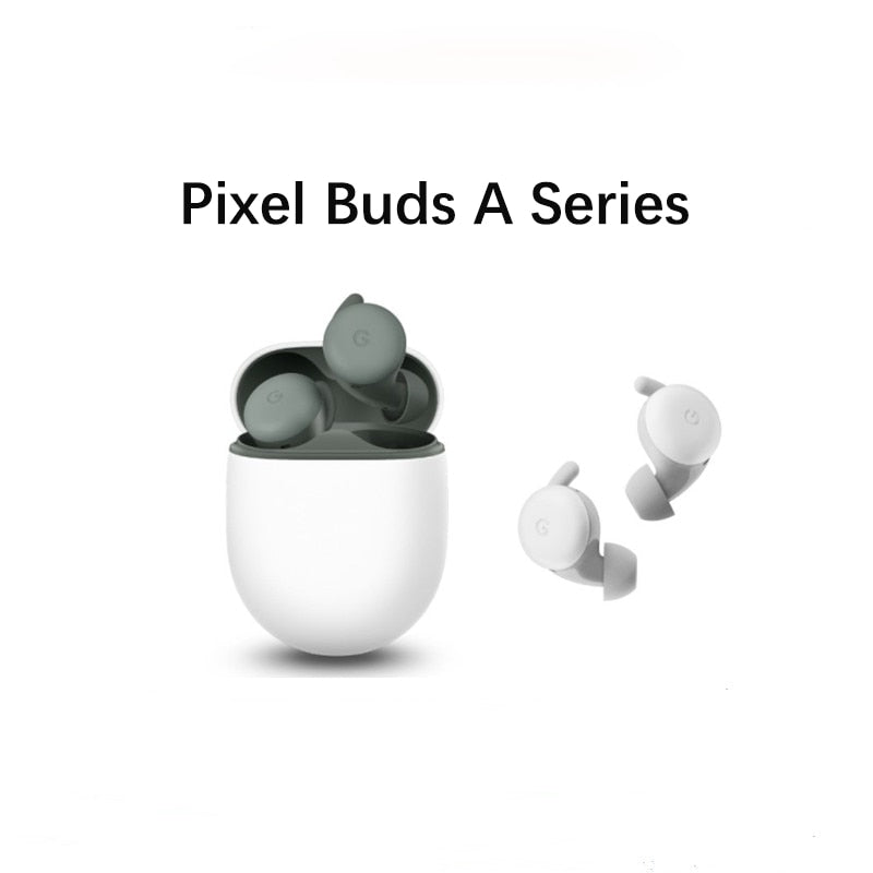 سماعات أذن Google Pixel Buds A-Series اللاسلكية بتقنية البلوتوث، سماعات أذن مقاومة للعرق والماء، بلوتوث 5.0، صوت عالي الجودة