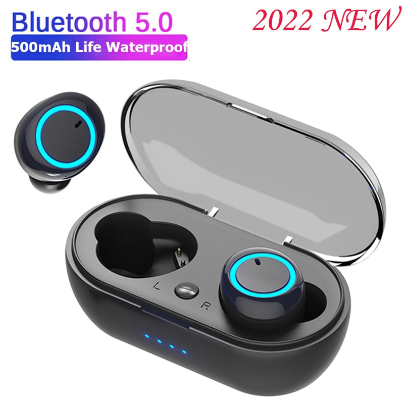 New Y50 TWS Wireless Earphone Bluetooth High quality Sound Earphone Touch 3D stereo sports earphone suitable for smart phones