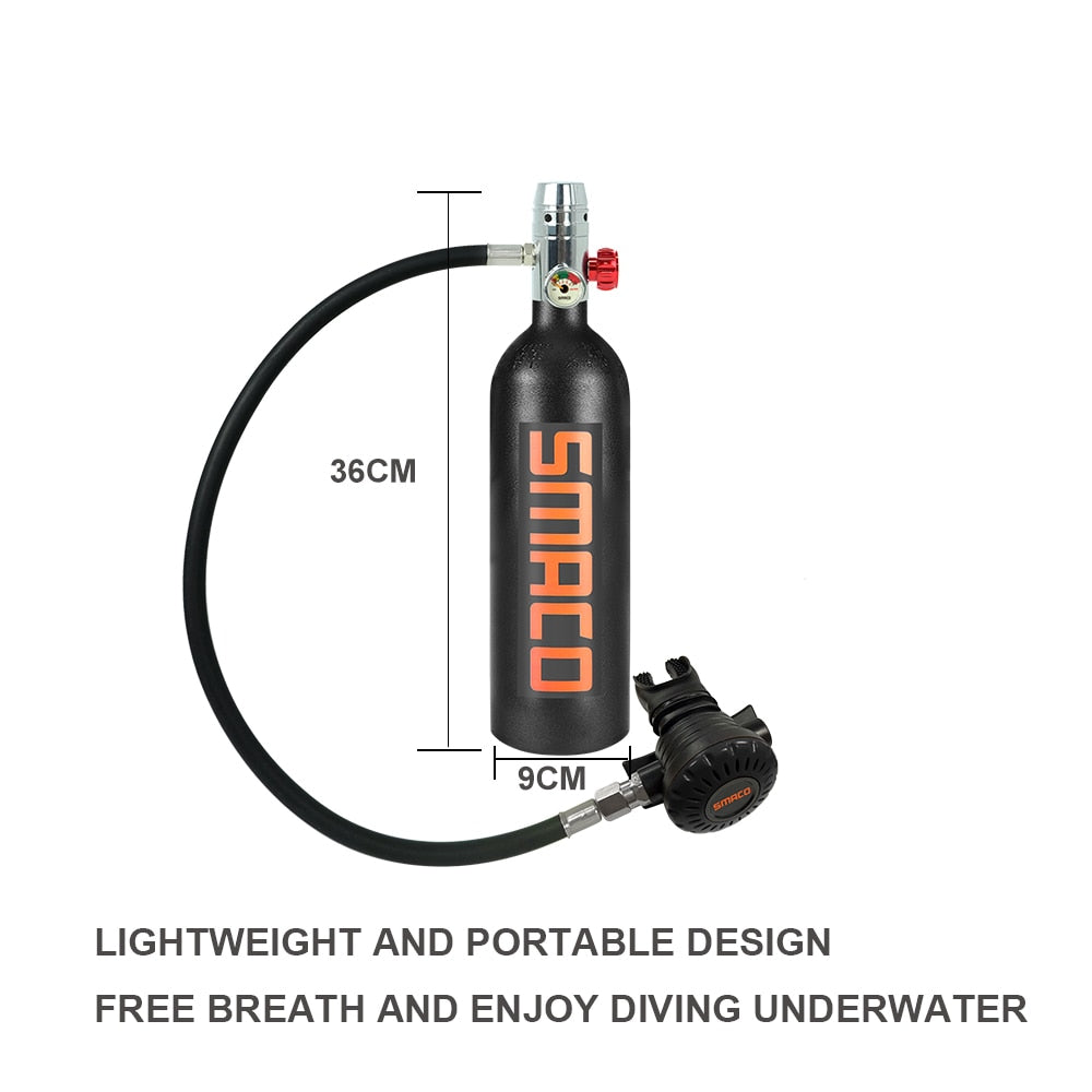 Smaco S400 Scuba Diving Gear/Bottle/Cylinder Oxygen Professional Diving Equipment Scuba Kit Water Pump