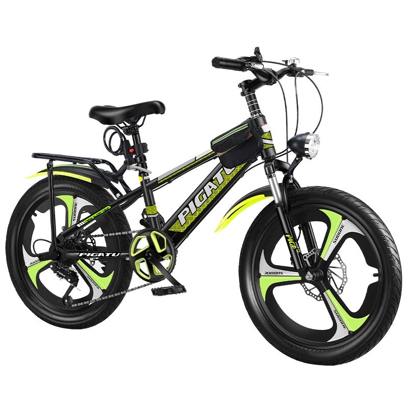 WOLFACE 2022 دراجة طالب متغيرة السرعة دراجة 20 بوصة 22 بوصة 24 بوصة متغيرة السرعة دراجة هوائية جبلية دراجة للأطفال جديد