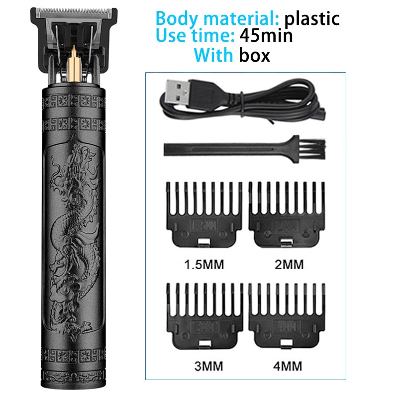 2022 New T9 Electric Hair Clipper Hair Trimmer For Men USB Rechargeable Electric Shaver Beard Barber Adults Hair Cutting Machine