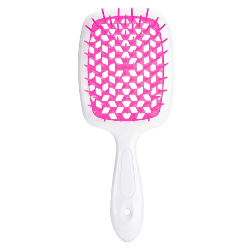 Tangled Hair Comb Detangling Hair Brush Massage Combs Hollow Out Wet Curly Hair Brushes Barber Comb Salon Hair Styling Tools