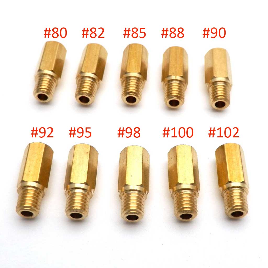 Pack of 10pcs Motorcycle Carburetor Main Jets Slow Pilot Jets for  PWK PWM Keihin OKO CVK NSR KSR Carb Set Injector Nozzle